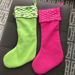 HIS AND HERS NEON CHRISTMAS STOCKINGS